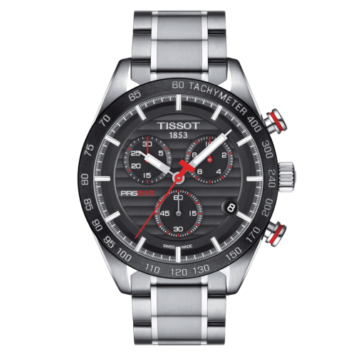Tissot PRS 516 Chronograph Quartz Stainless Steel / Black / Bracelet